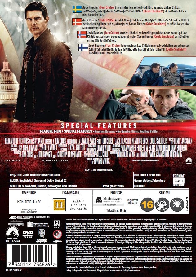 Jack Reacher: Never Go Back - 2