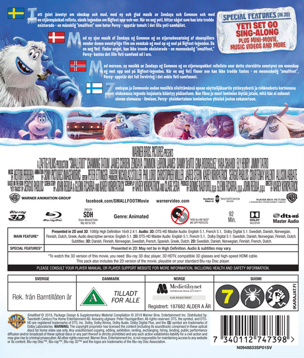Smallfoot (Blu-ray 3D + Blu-ray) - 2