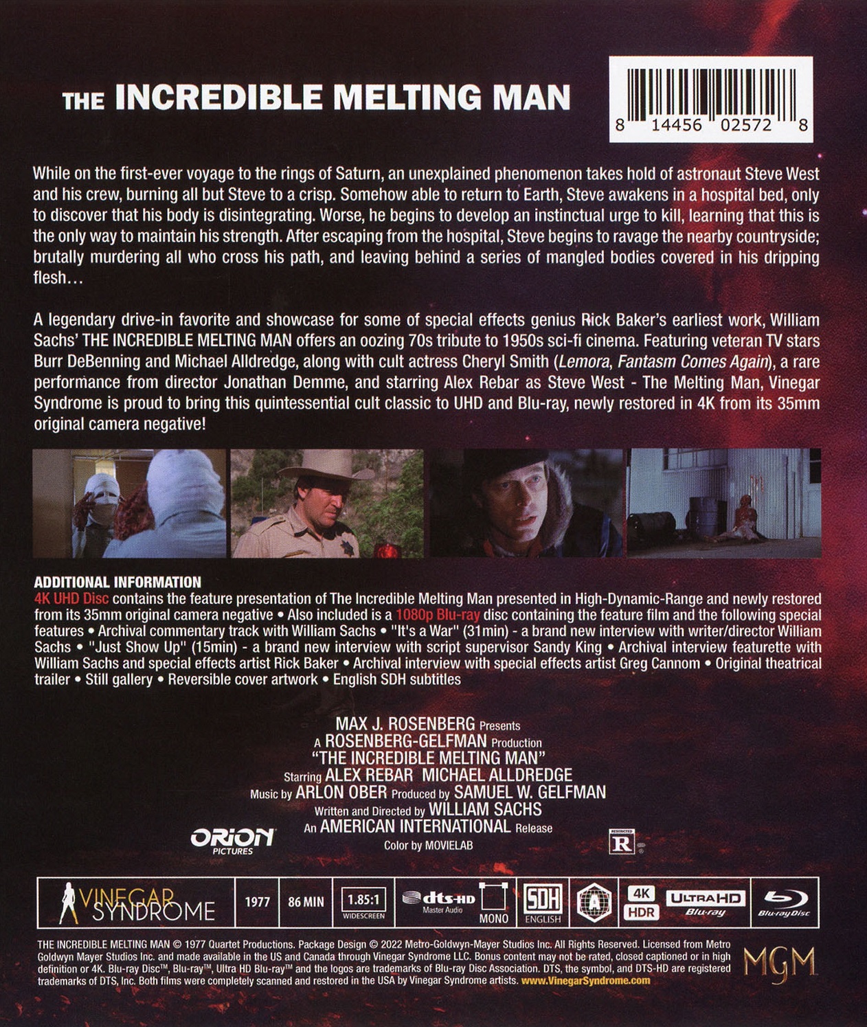 The Incredible Melting Man (ej svensk text) (4K Ultra HD + Blu-ray) - 2