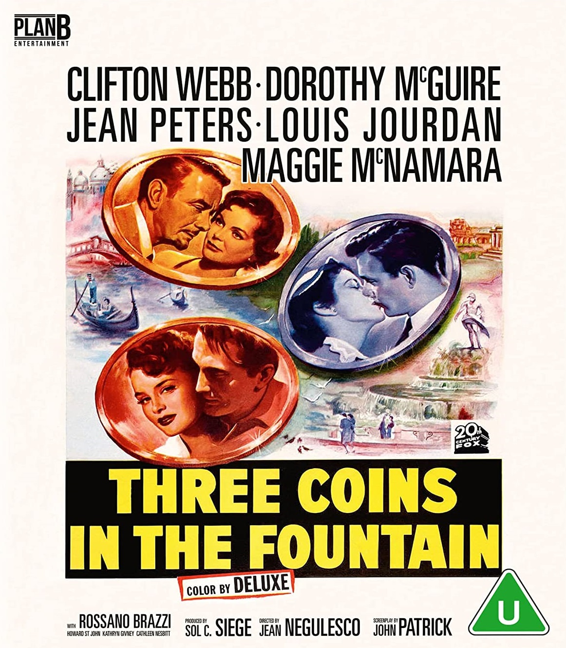 Three Coins In the Fountain (ej svensk text) (Blu-ray + DVD)
