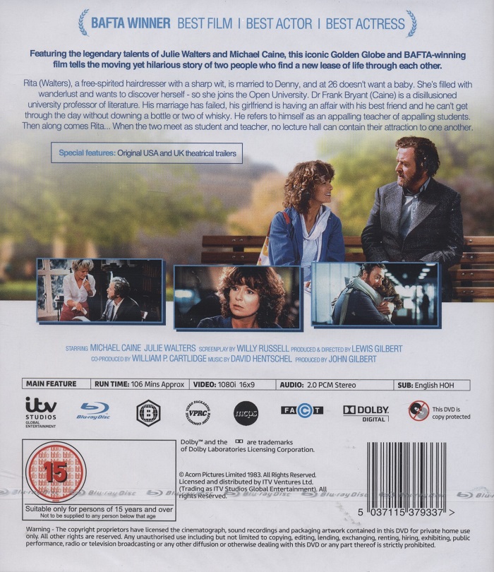 Educating Rita (ej svensk text) (Blu-ray) - 2