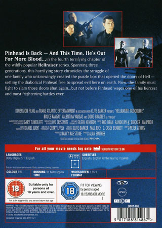 Hellraiser - Bloodline (ej svensk text) - 2