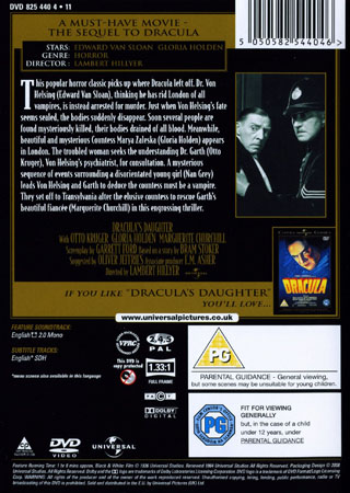 Dracula's Daughter (ej svensk text) - 2