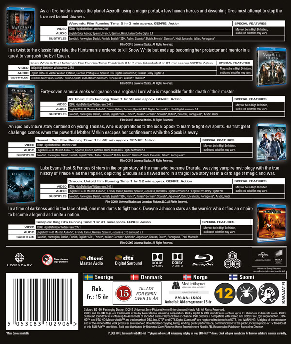 Fantasy Collection Box (Blu-ray) (6-disc) - 2