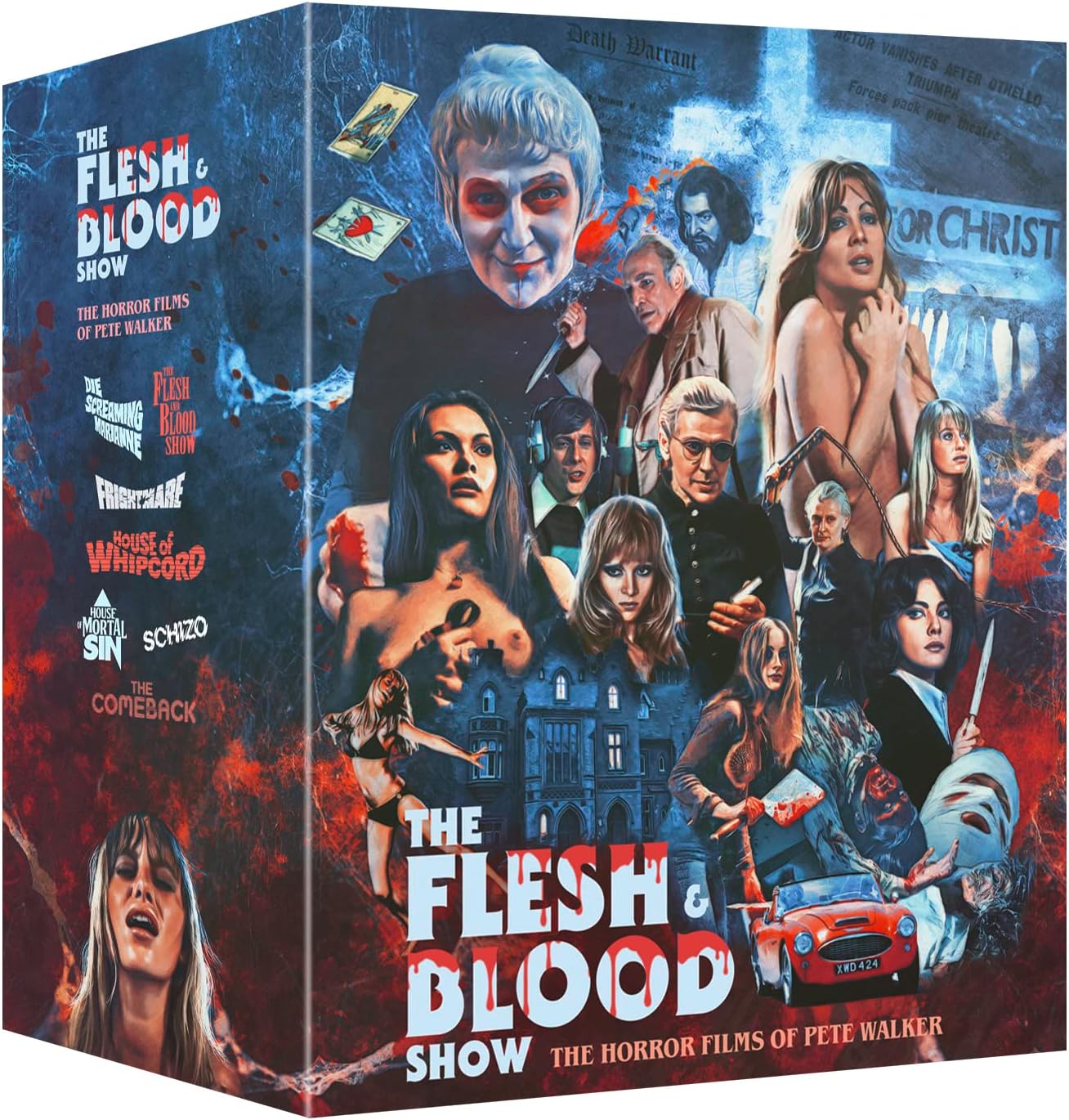 The Flesh and Blood Show - The Horror Films of Pete Walker (Deluxe Collector's Edition) (ej svensk text) (Blu-ray)