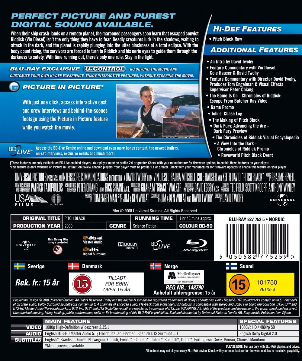 Pitch Black (Blu-ray) - 2