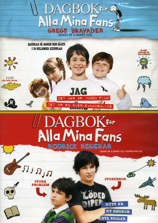 Dagbok För Alla Mina Fans: Gregs Bravader / Dagbok För Alla Mina Fans: Rodrick Regerar (2-disc)