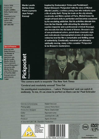 Pickpocket (2-disc) (ej svensk text) - 2
