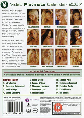 Playboy - Video Playmate Calendar 2007 (ej svensk text) - 2