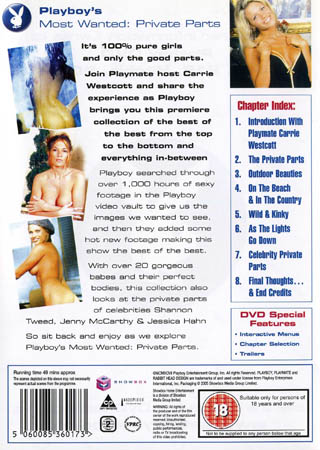 Playboy - Most Wanted: Private Parts (ej svensk text) - 2
