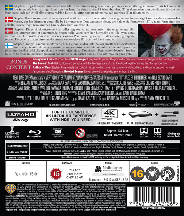 IT (2017) (4K Ultra HD Blu-ray) - 2