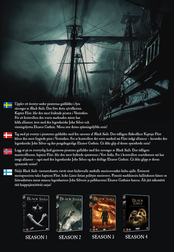 Black Sails - Säsong 1-4 - 2