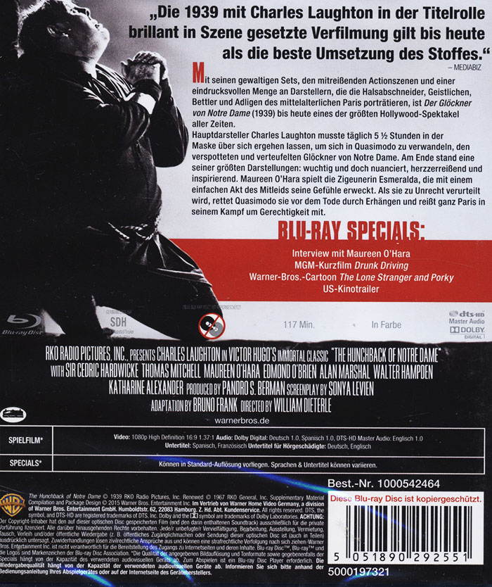 Hunchback of Notre Dame (ej svensk text) (Blu-ray) - 2