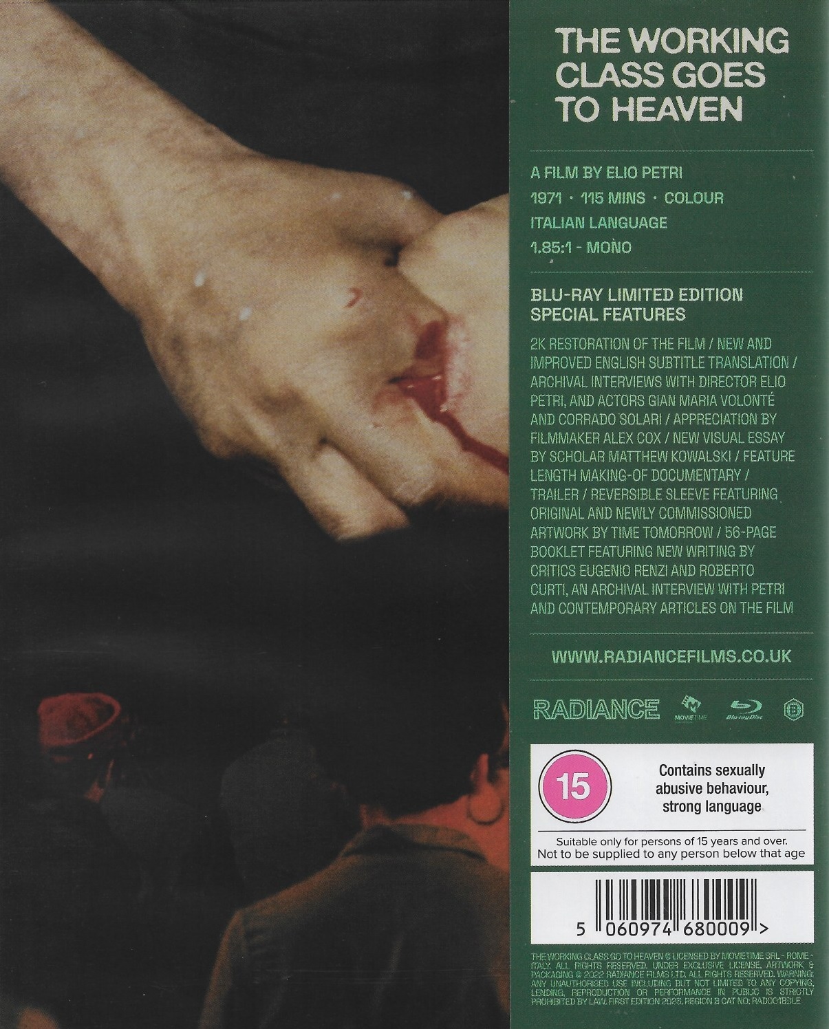 Working Class Goes To Heaven (Limited Edition) (ej svensk text) (Blu-Ray) - 2
