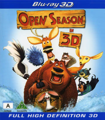 Open Season (Real 3D + Blu-ray) (Begagnad)