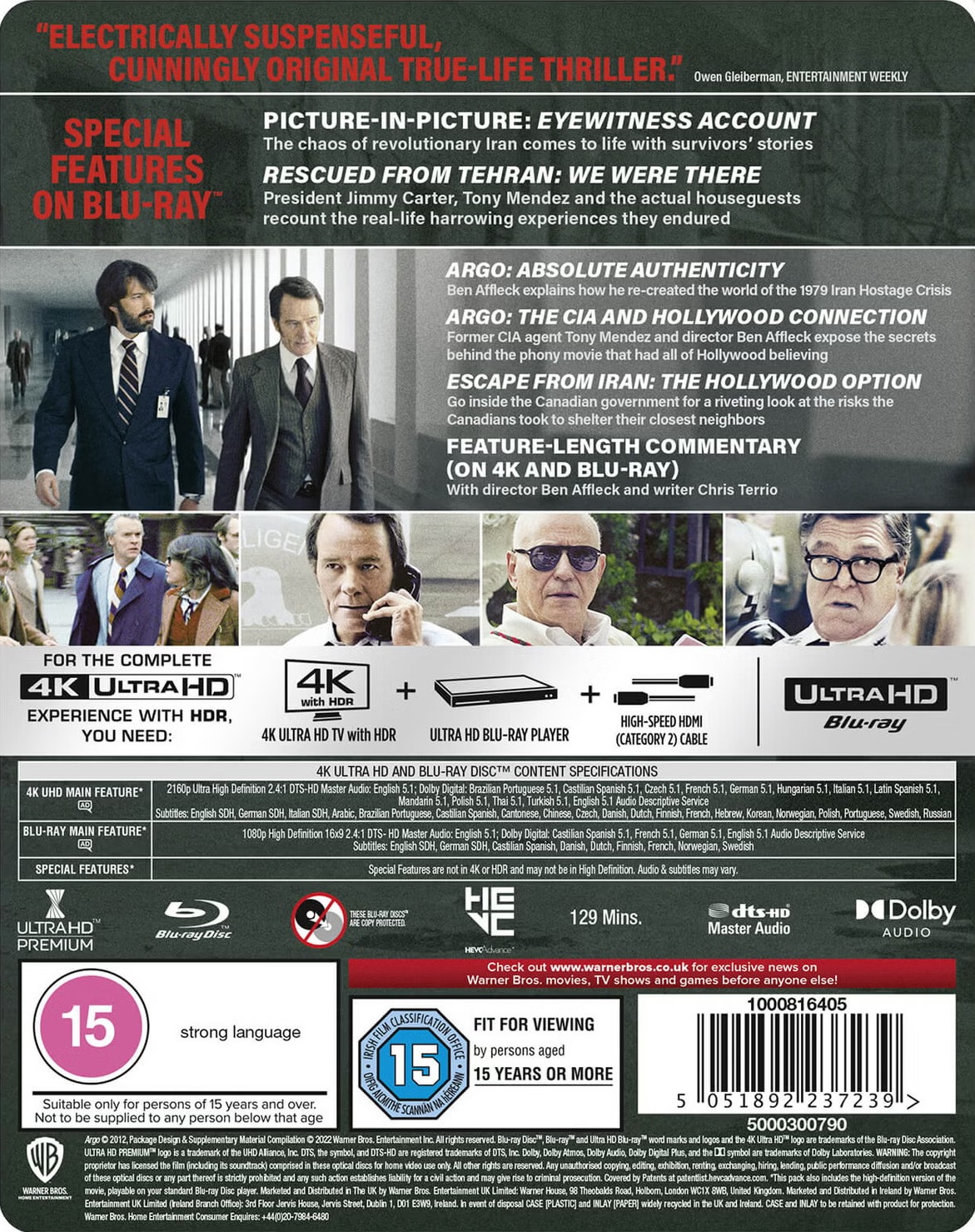 Argo (Limited Edition Steelbook) (4K Ultra HD + Blu-ray) - 2