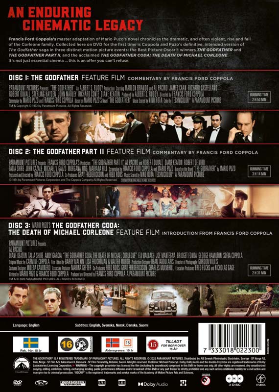 Godfather 3 Movie Collection