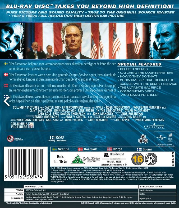 I Skottlinjen (Blu-ray) - 2