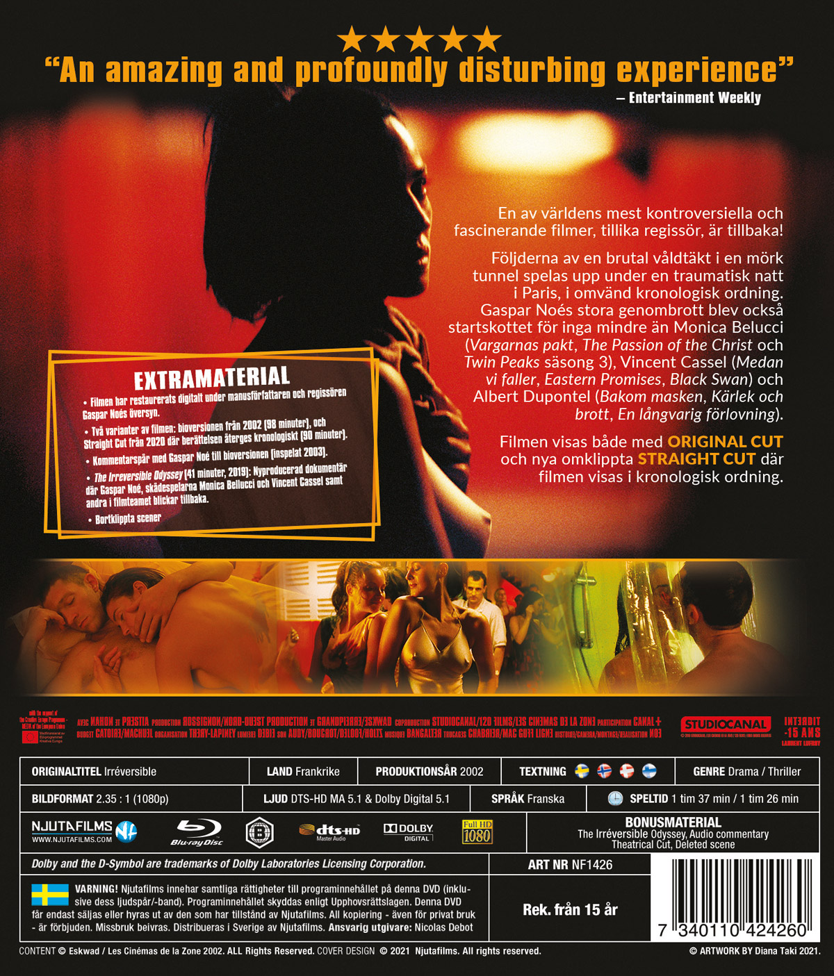 Irréversible (Theatrical Cut & Straight Cut) (Blu-ray) - 2