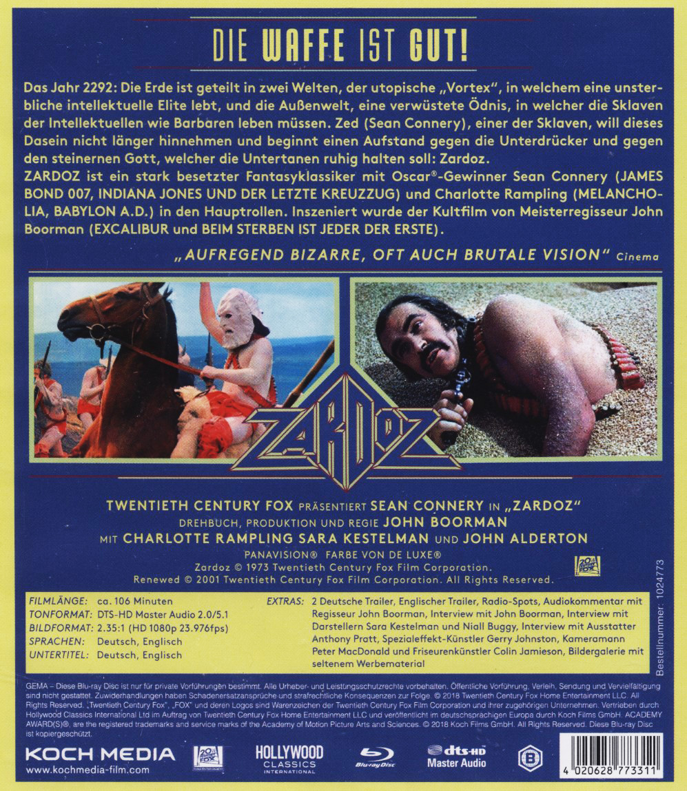 Zardoz (ej svensk text) (Blu-ray) - 2