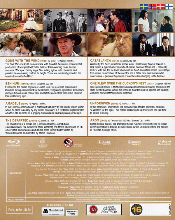 8 Film Collection Best Pictures (Blu-ray) - 2