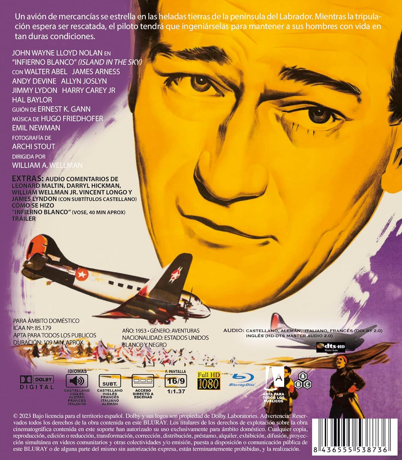Island In the Sky (ej svensk text) (Blu-ray) - 2