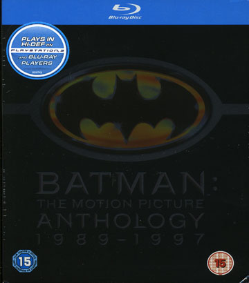 Batman: The Motion Picture Anthology 1989-1997 (4-disc) (Blu-ray)