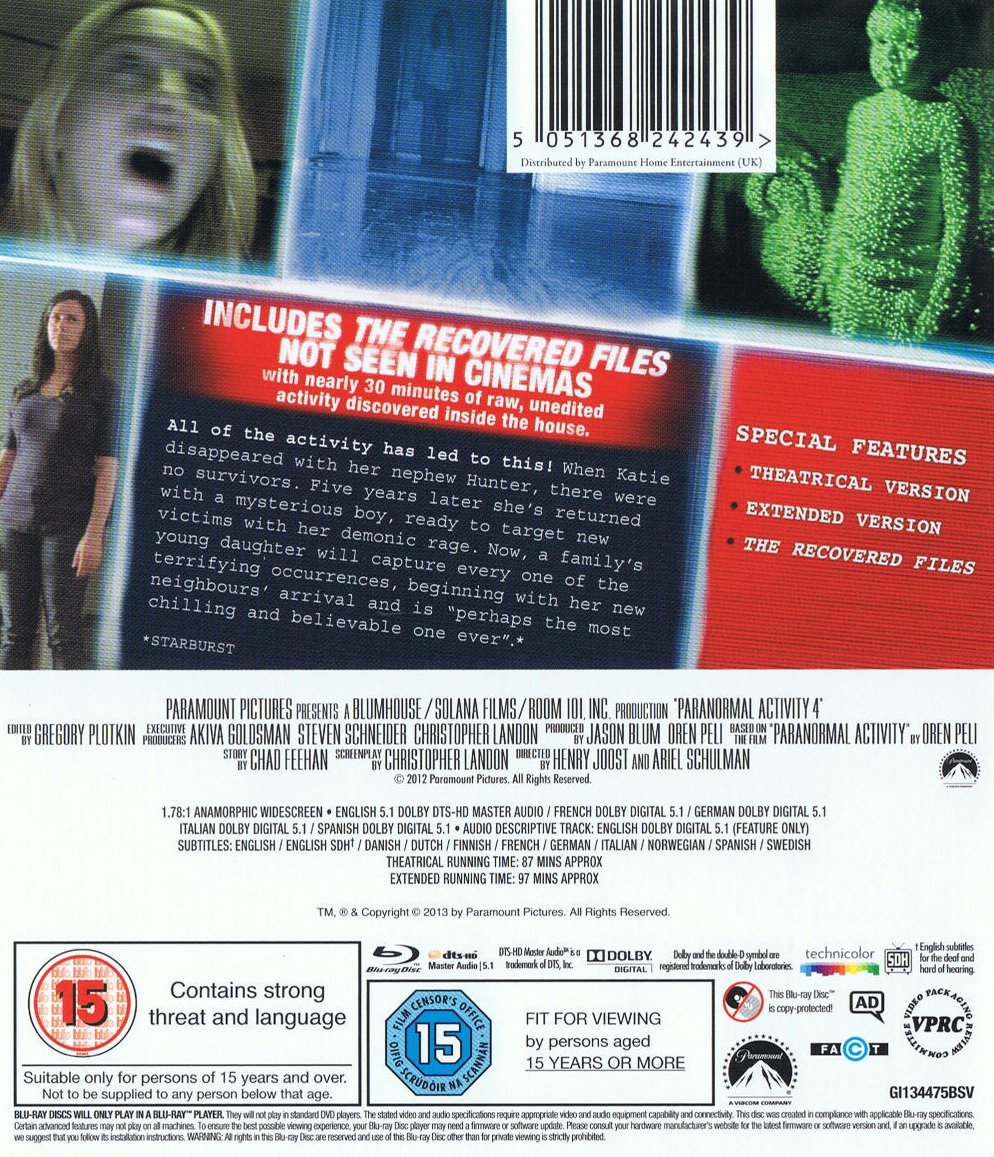 Paranormal Activity 4 (Blu-ray) - 2