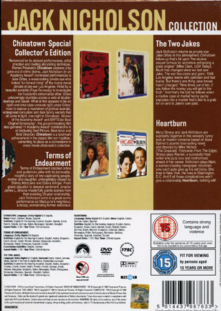 Jack Nicholson Collection (4-disc) - 2