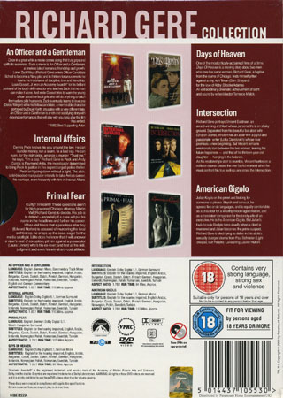 Richard Gere Collection (6-disc) - 2