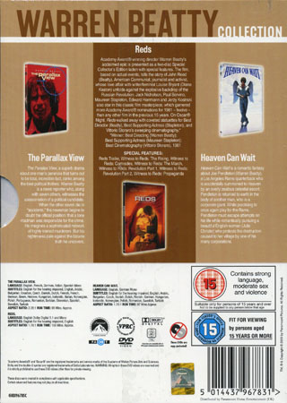 Warren Beatty Collection (4-disc) (Reds har ej svensk text) - 2
