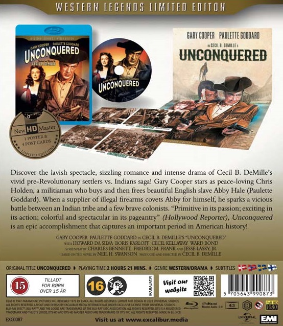 The Unconquered - Limited Edition (Blu-ray) - 2