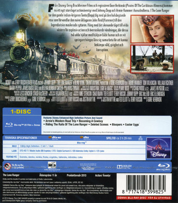 Lone Ranger (Blu-ray) (Begagnad) - 2