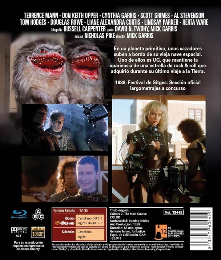 Critters 2 - The Main Course (ej svensk text) (Blu-ray) - 2