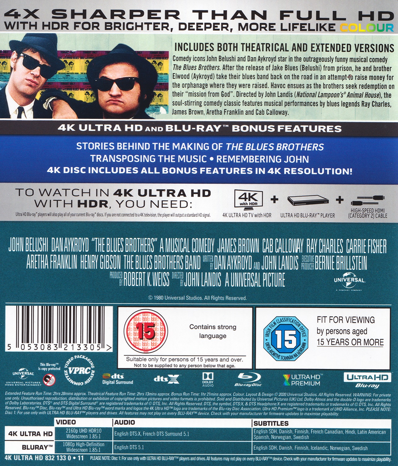 Blues Brothers (4K Ultra HD + Blu-ray) - 2
