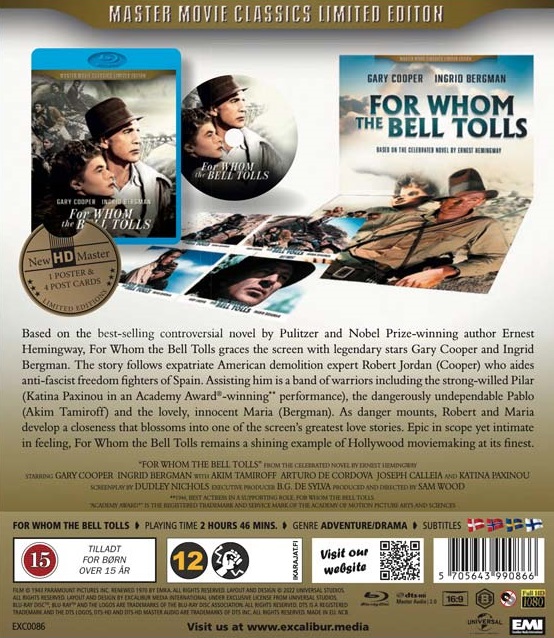 For Whom the Bell Tolls - Limited Edition (Blu-ray) - 2
