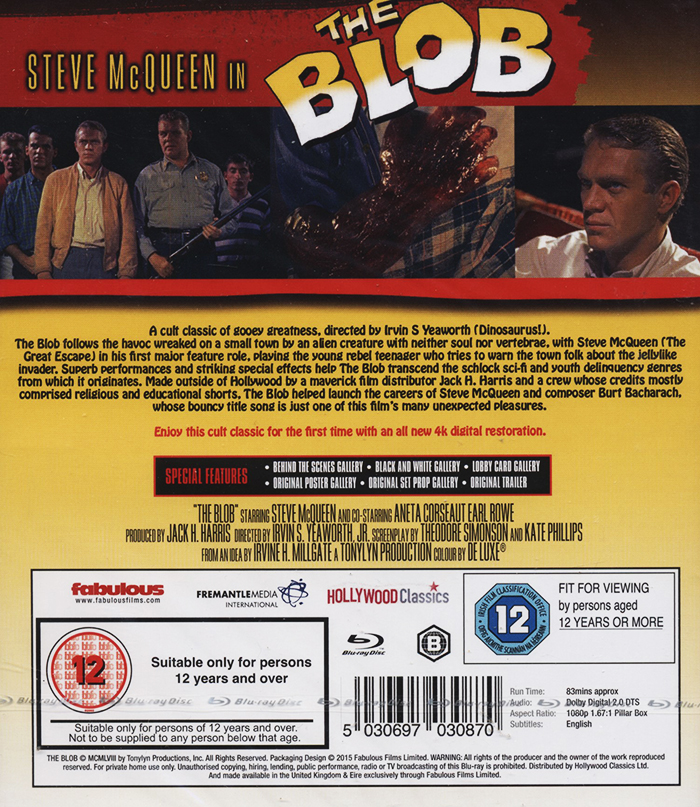 Blob (ej svensk text) (Blu-ray) - 2