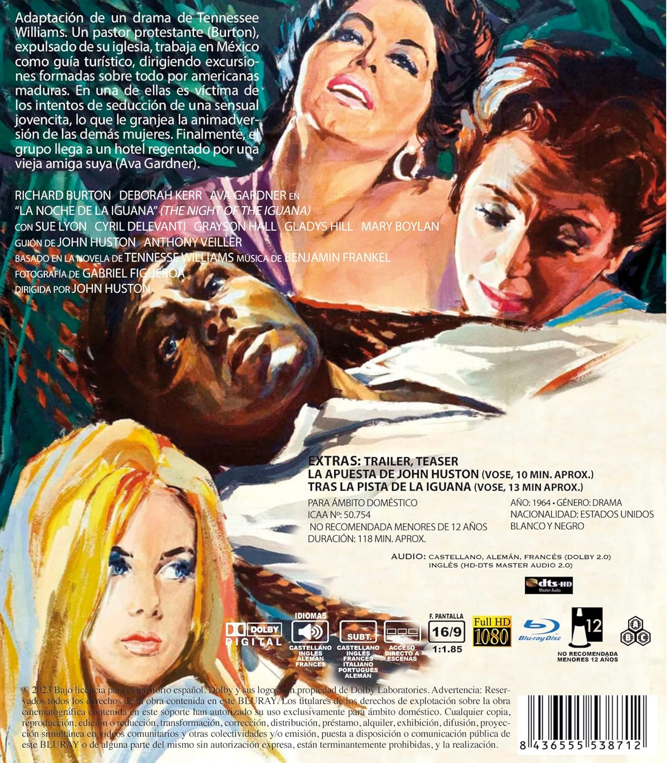 Night of the Iguana (ej svensk text) (Blu-ray) - 2