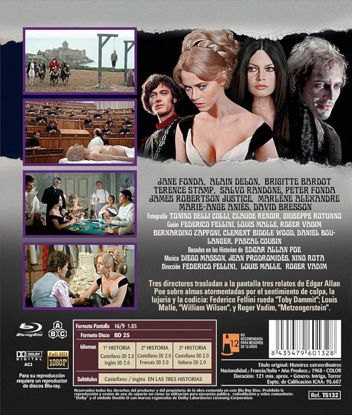 Spirits Of the Dead (ej svensk text) (Blu-ray) - 2