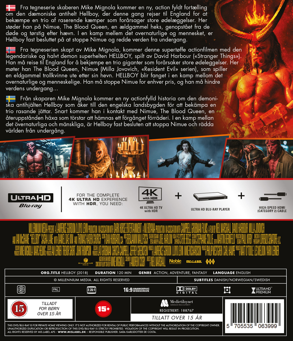 Hellboy (2019) (4K Ultra HD Blu-ray + Blu-ray) - 2