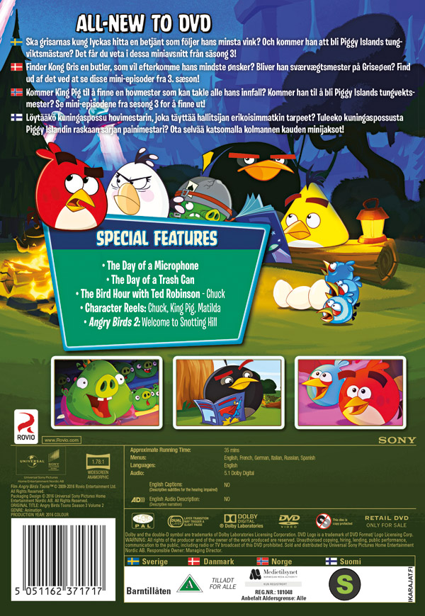 Angry Birds Toons - Säsong 3 - Volym 2 - 2