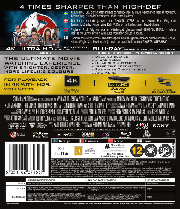 Ghostbusters (2016) (4K Ultra HD + Blu-ray) - 2