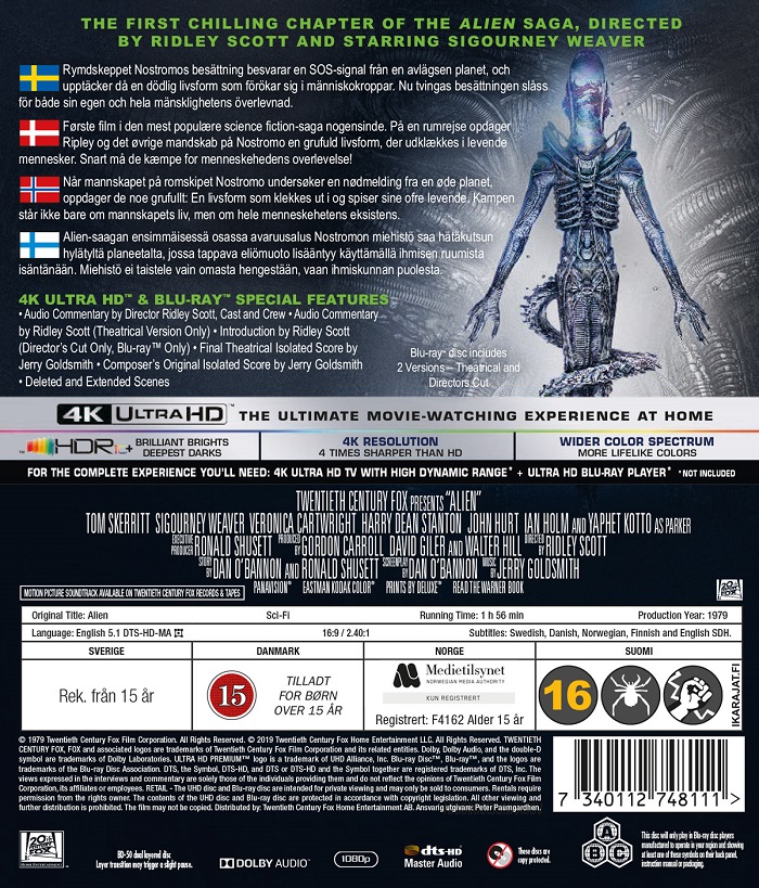 Alien (4K Ultra HD + Blu-ray) - 2