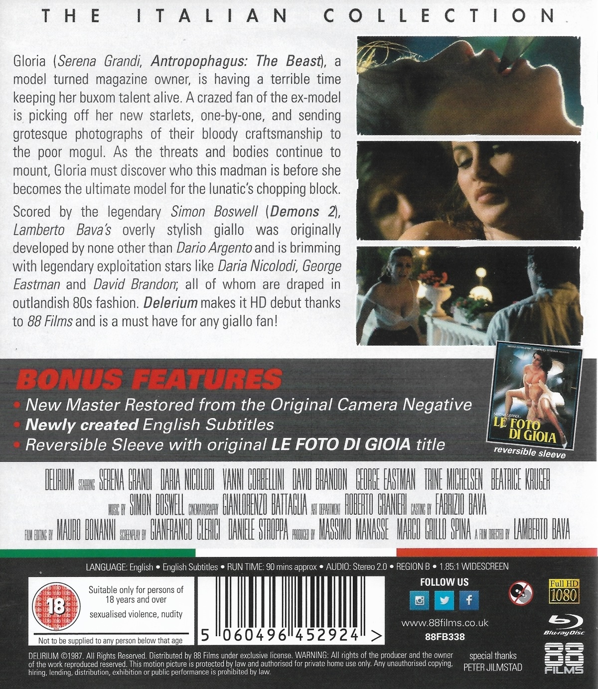 Delirium (ej svensk text) (Blu-ray) - 2