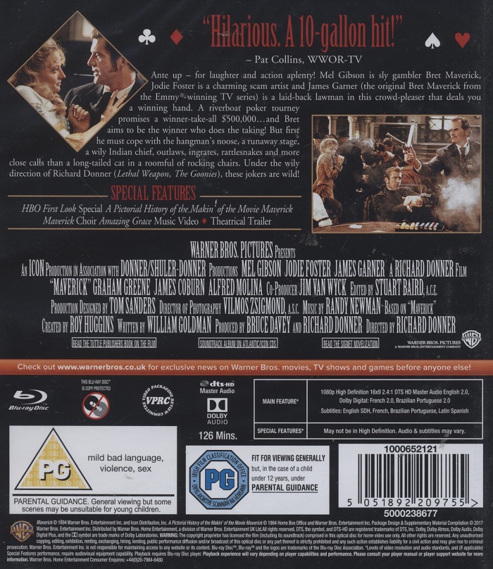 Maverick (ej svensk text) (Blu-ray) - 2