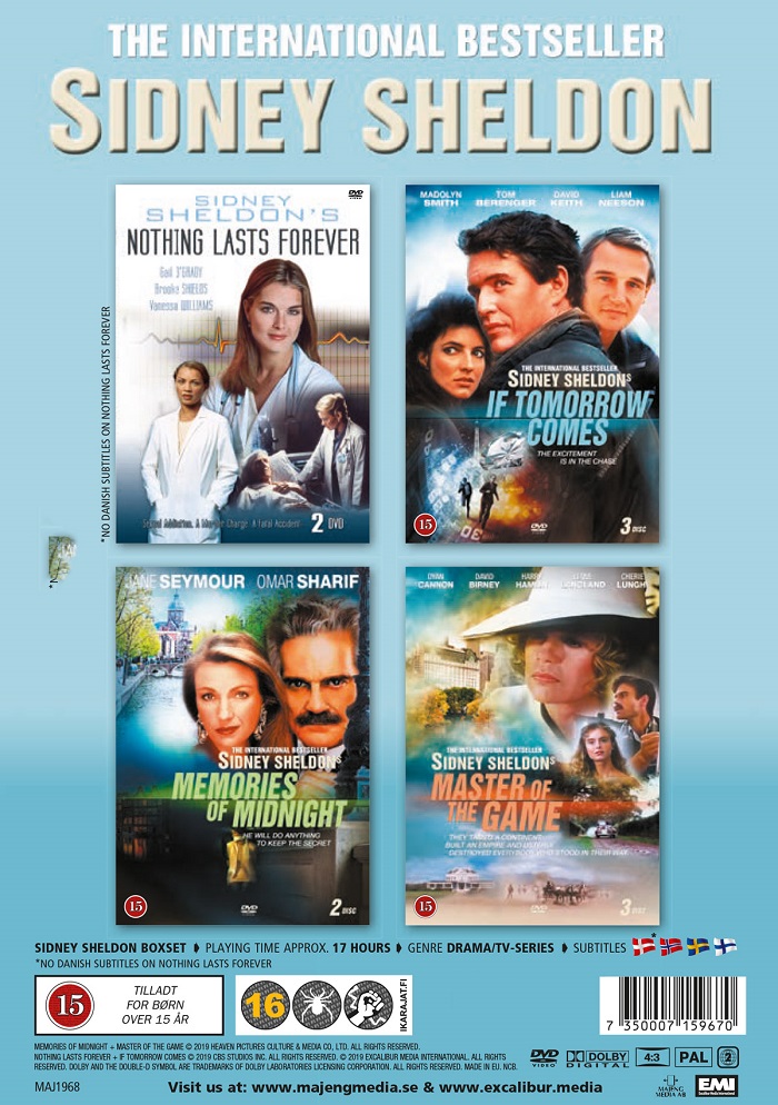 Sidney Sheldons Boxset 10 DVD - 2