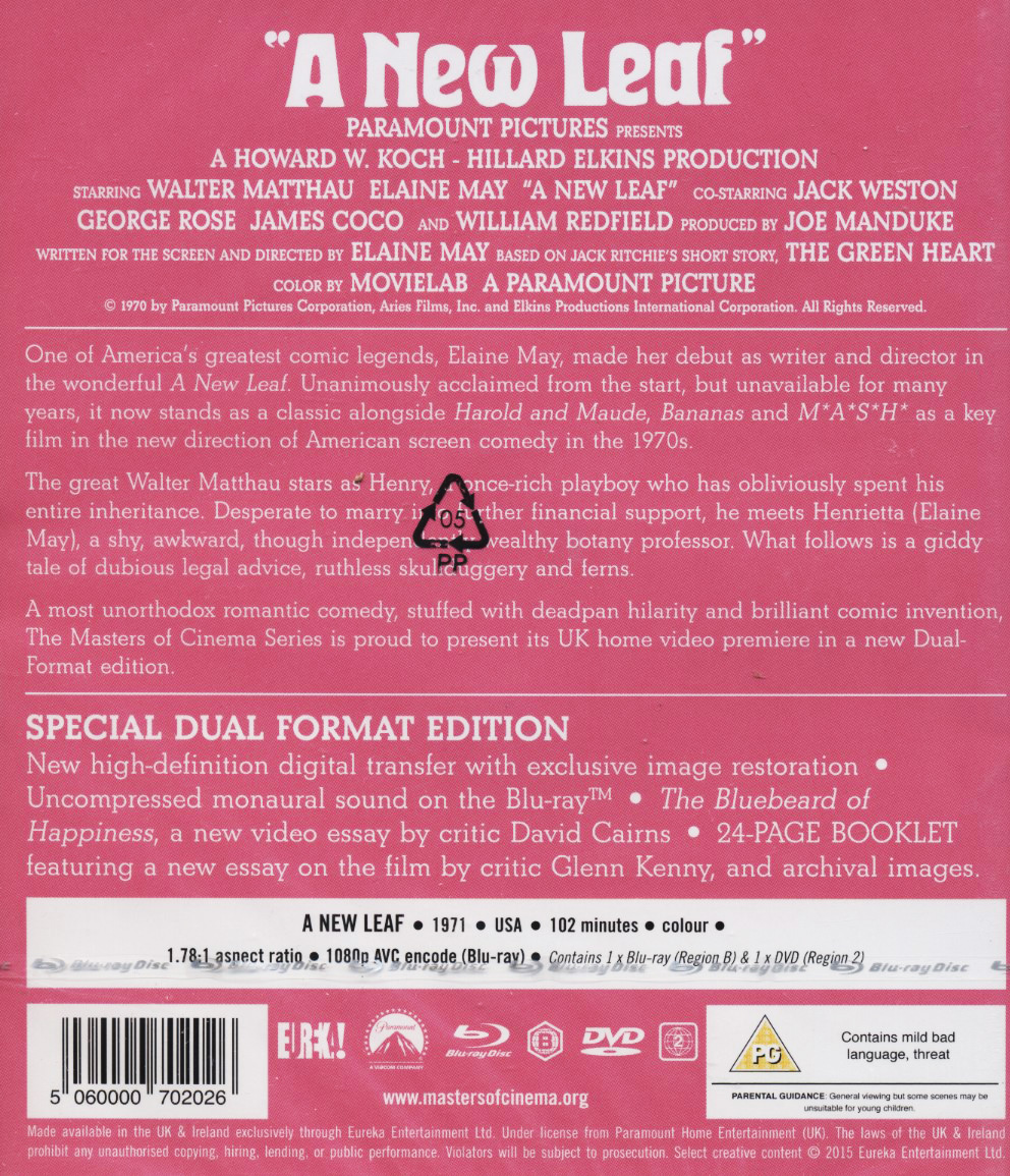New Leaf (ej svensk text) (Blu-ray + DVD) - 2
