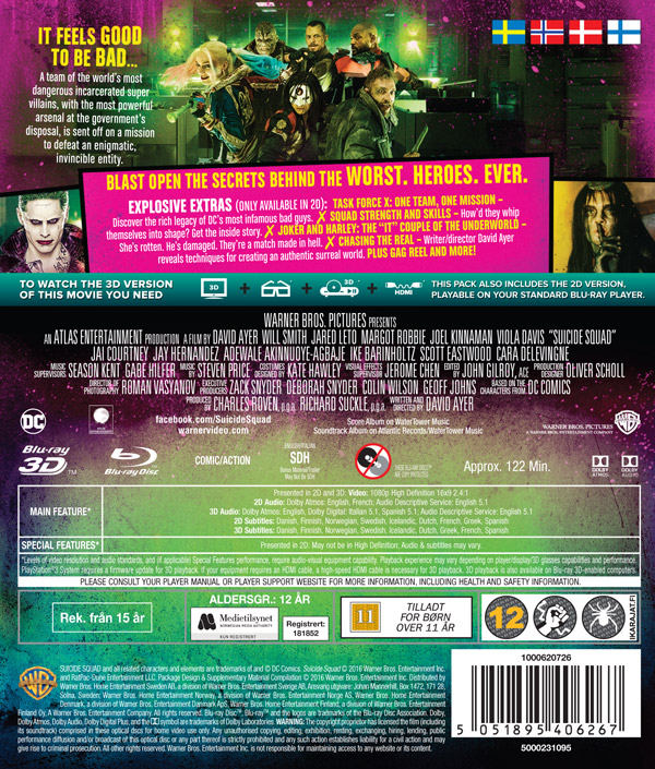 Suicide Squad (Blu-ray 3D) - 2