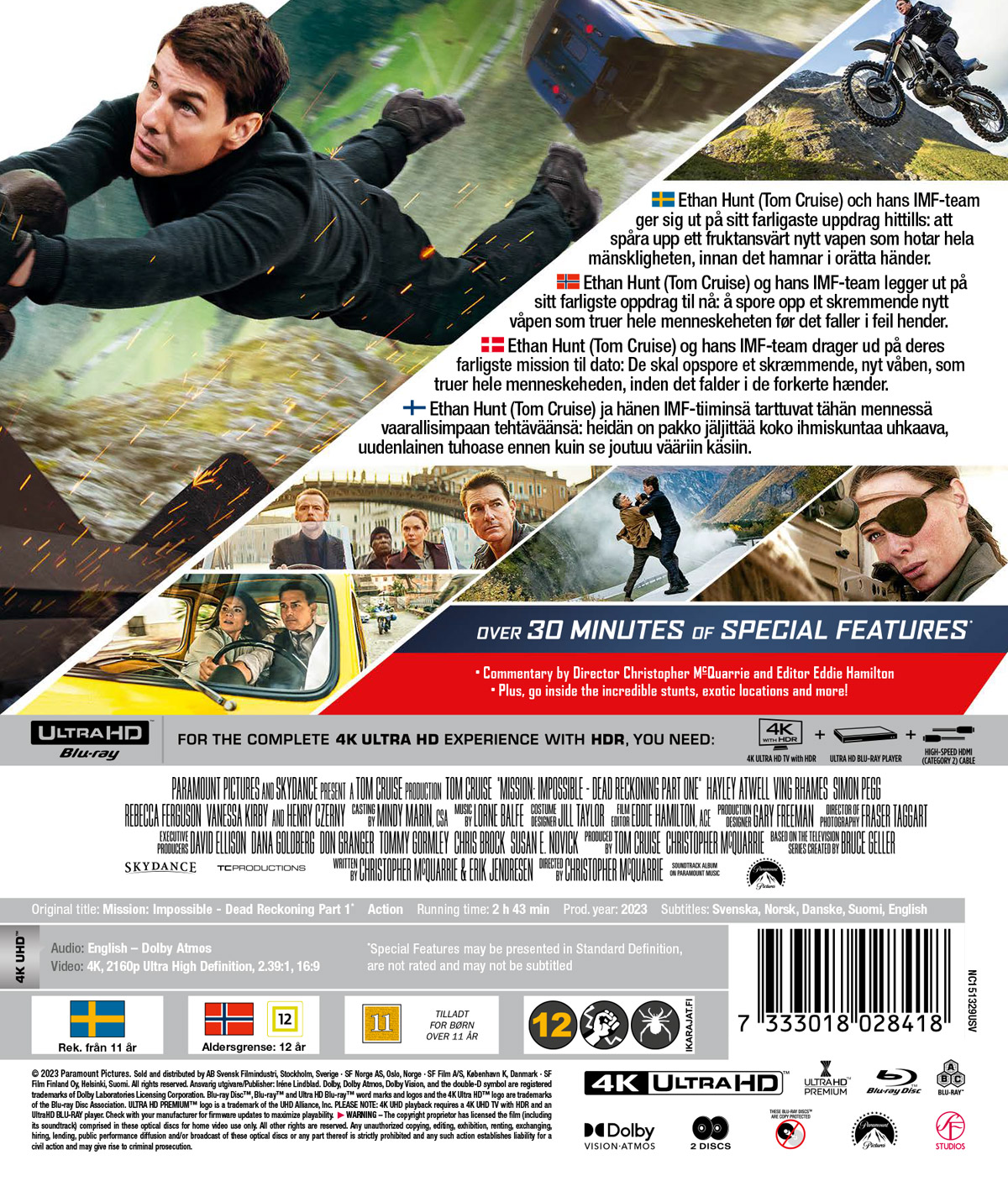Mission: Impossible - Dead Reckoning Part One (4K Ultra HD) - 2