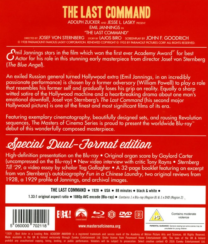 Last Command (ej svensk text) (Blu-ray + DVD) - 2